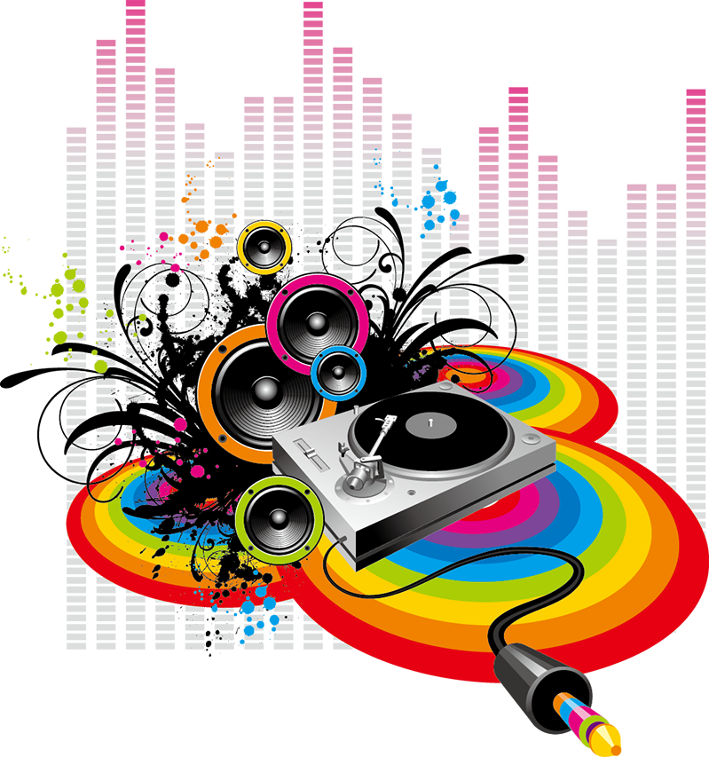 Jockey Dj Photography Graphic Mixer Disc Design PNG Image