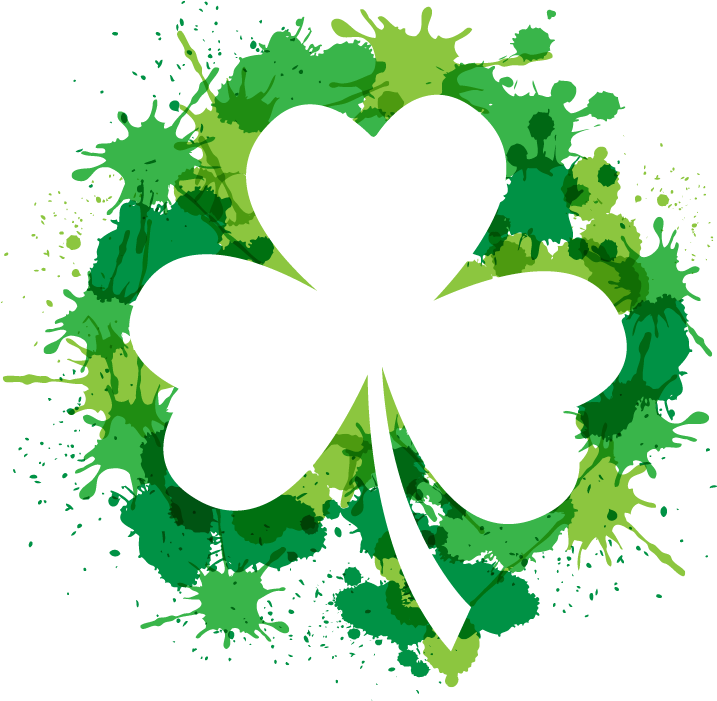 Heart Plant Clover Shamrock Patricks Saint Day PNG Image