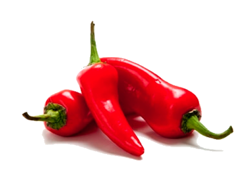 And Fresh Green Red Chilli PNG Image