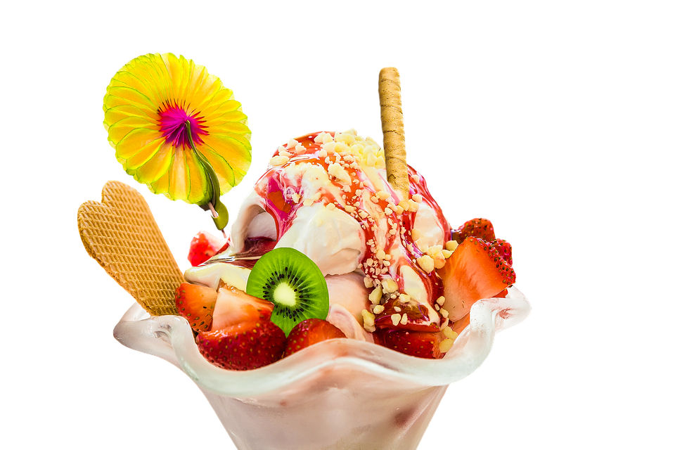 Ice Cream Sundae Free Clipart HQ PNG Image