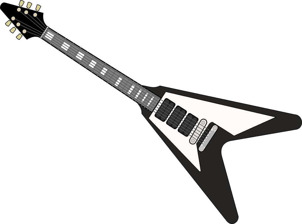 Guitar Black Rock Download HD PNG Image