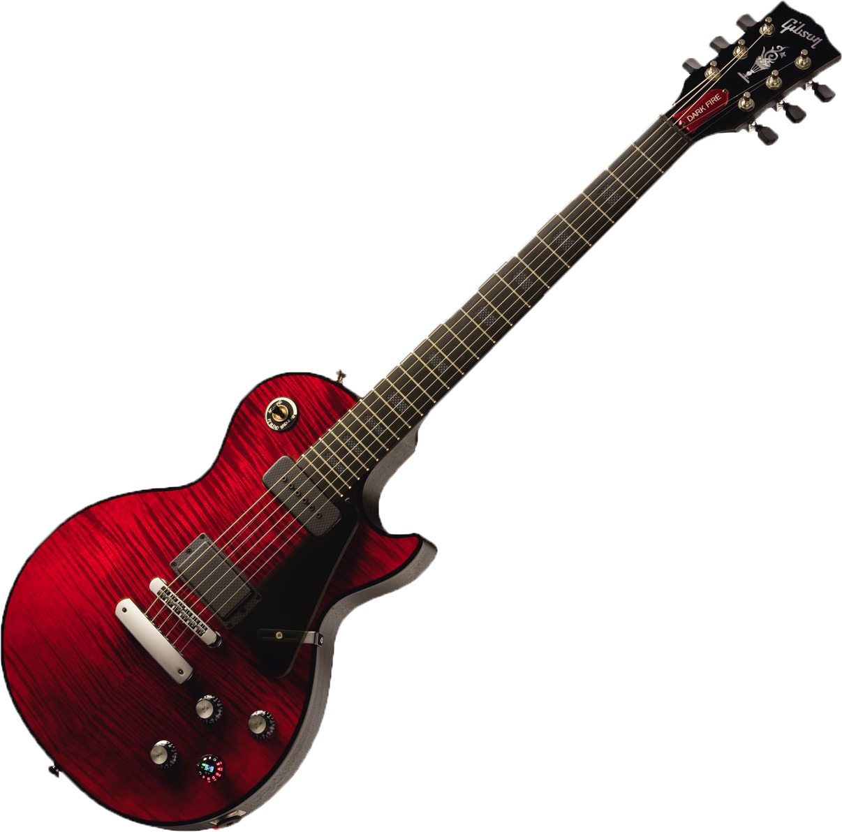 Red Guitar PNG Image