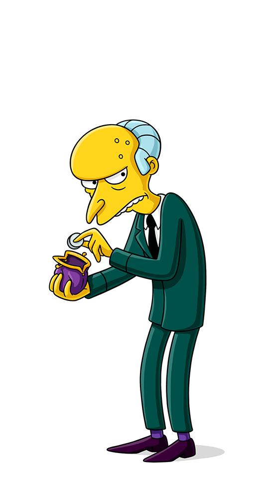 Homer Standing Smithers Behavior Waylon Human Mr PNG Image