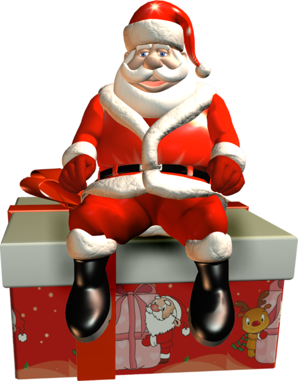 Santa Claus Mrs Christmas Ornament For Destinations PNG Image