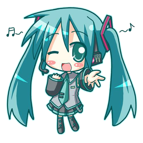 Hatsune Miku Transparent Background PNG Image