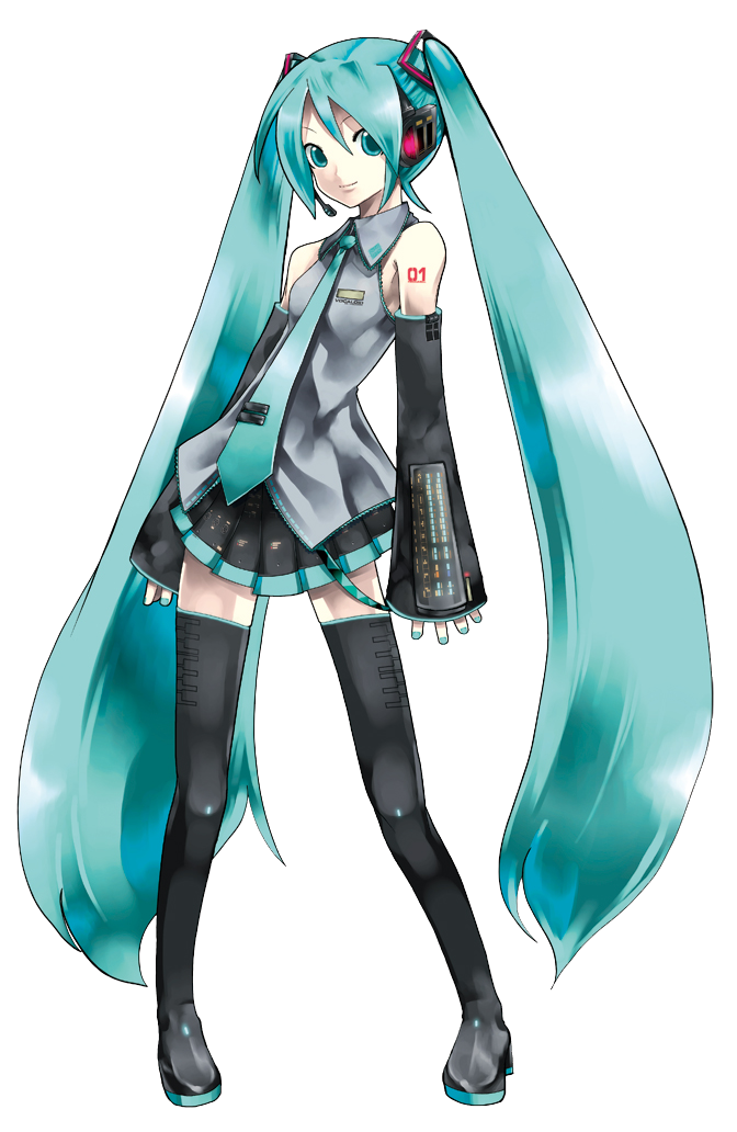 Hatsune Miku Clipart PNG Image