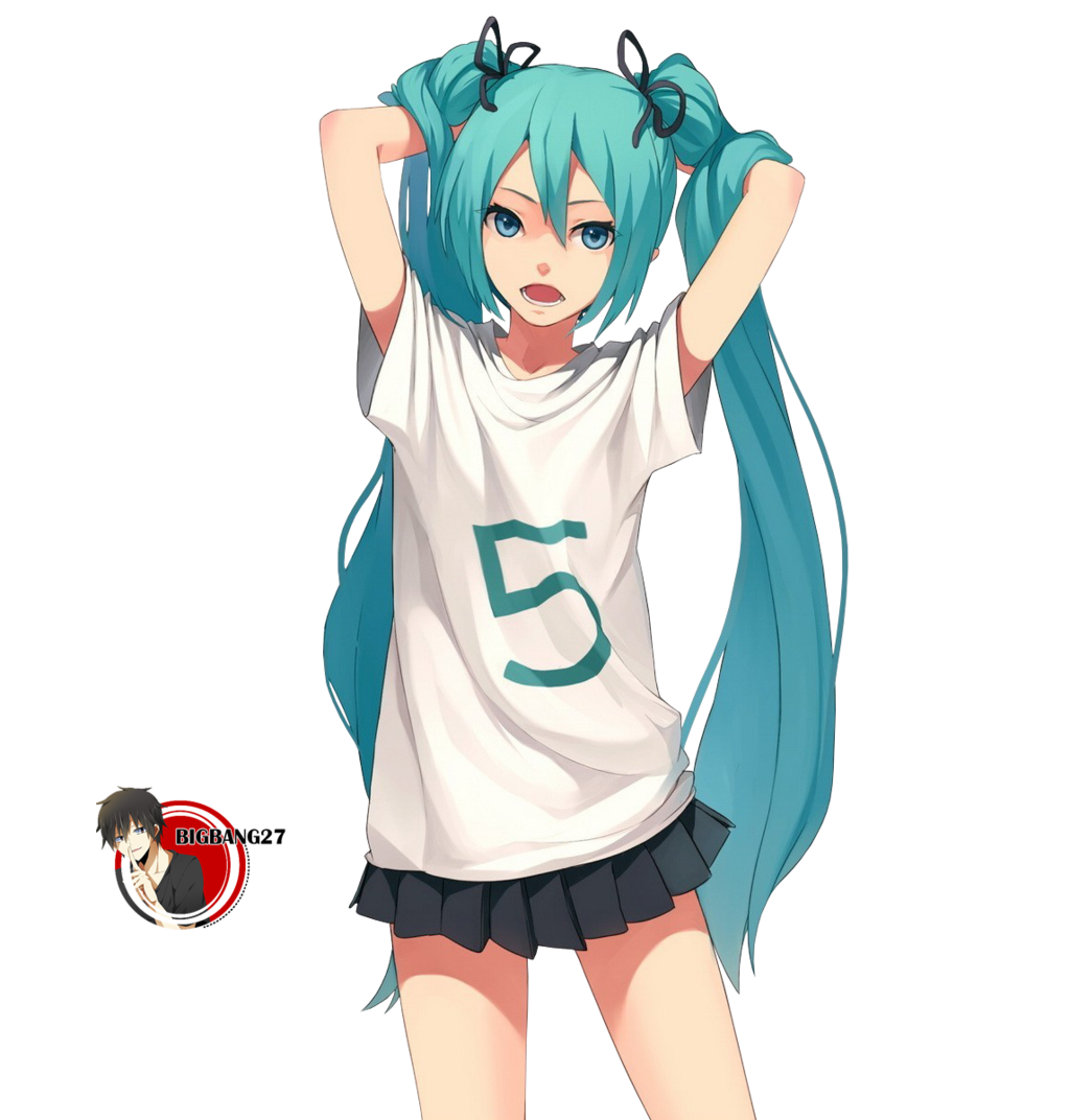 Hatsune Miku Transparent Picture PNG Image