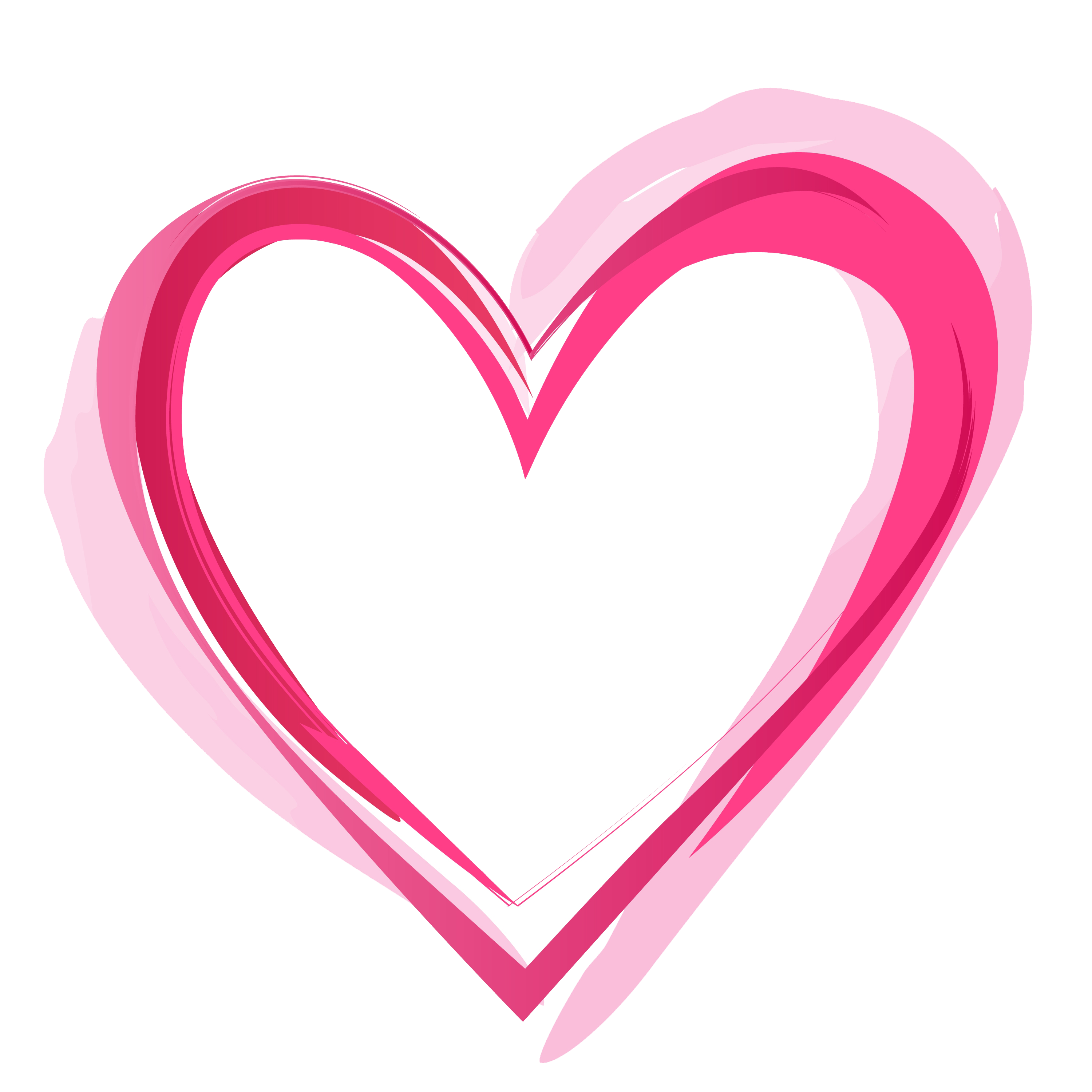 Pink Heart PNG Image