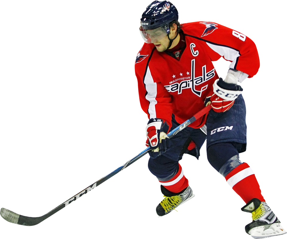 League National Capitals Washington Ice Player Hockey PNG Image