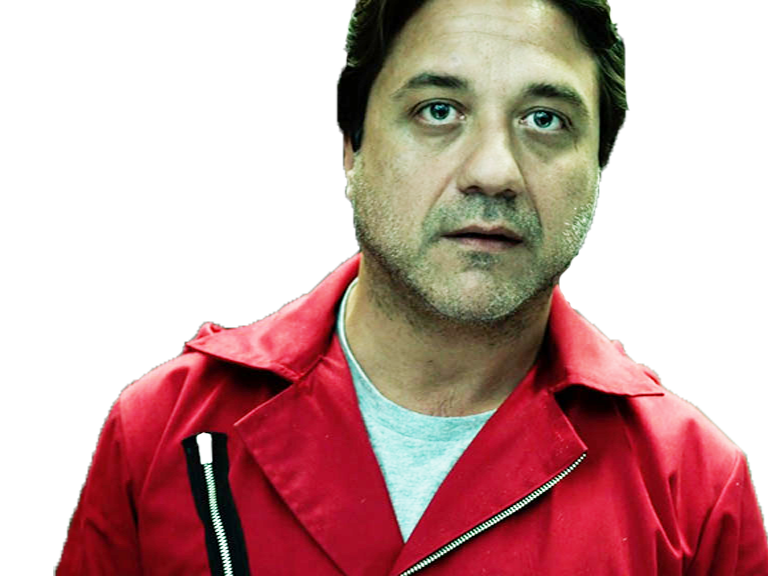 Money Heist Arce Paper Chin Enrique PNG Image