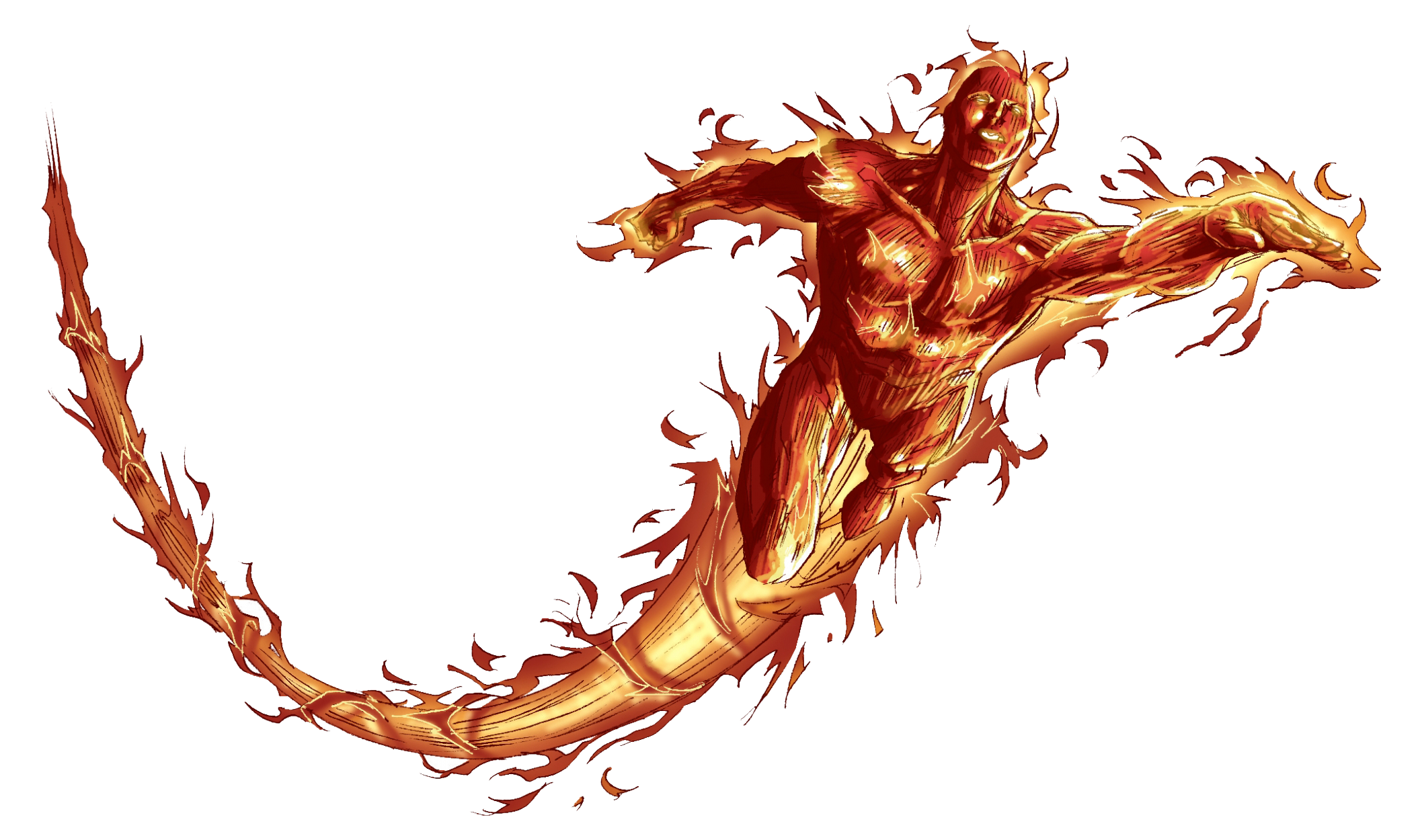 Human Torch Png Hd PNG Image