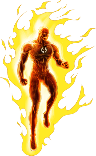 Human Torch Free Png Image PNG Image