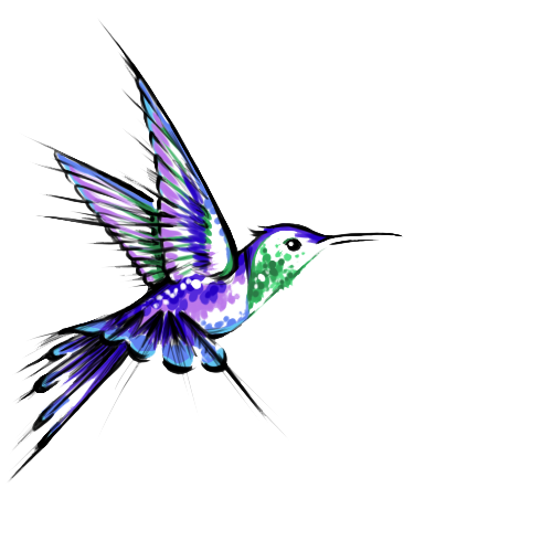 Tattoo Tattoos Black-And-Gray Transparent Hummingbird Free PNG HQ PNG Image