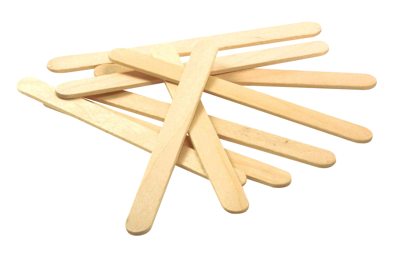 Wooden Stick Popsicle Ice Cream PNG Image