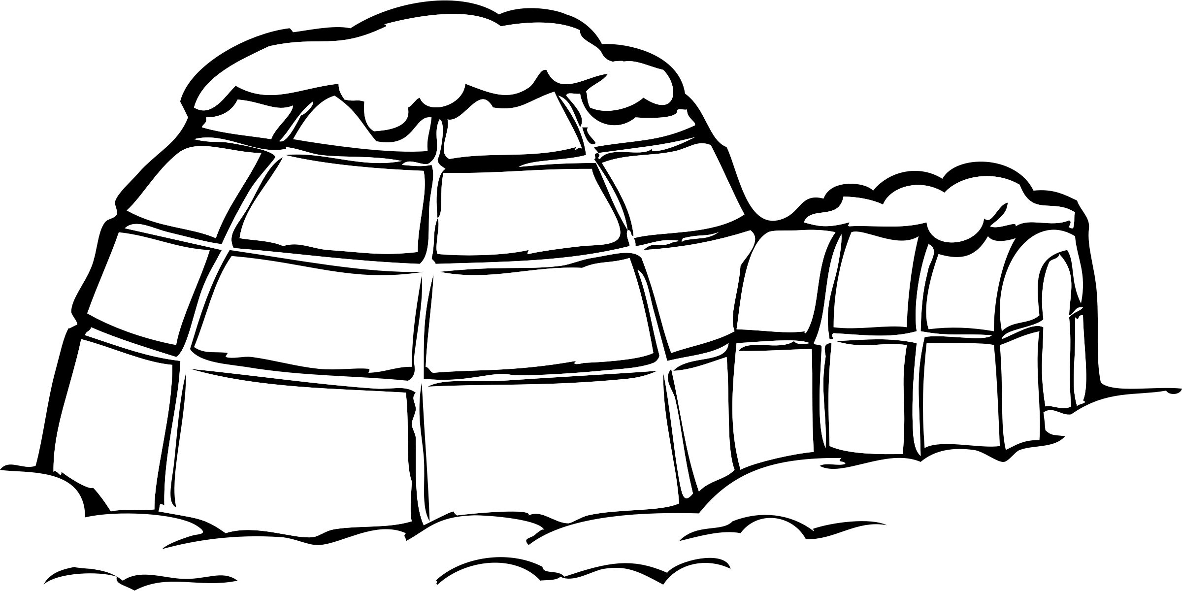 Igloo Transparent Background PNG Image