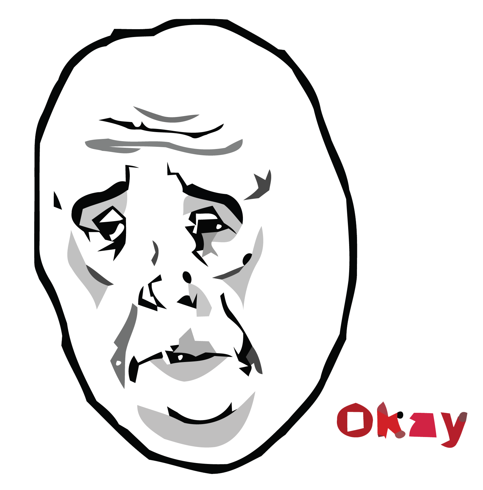 Okay Face Meme Png PNG Image