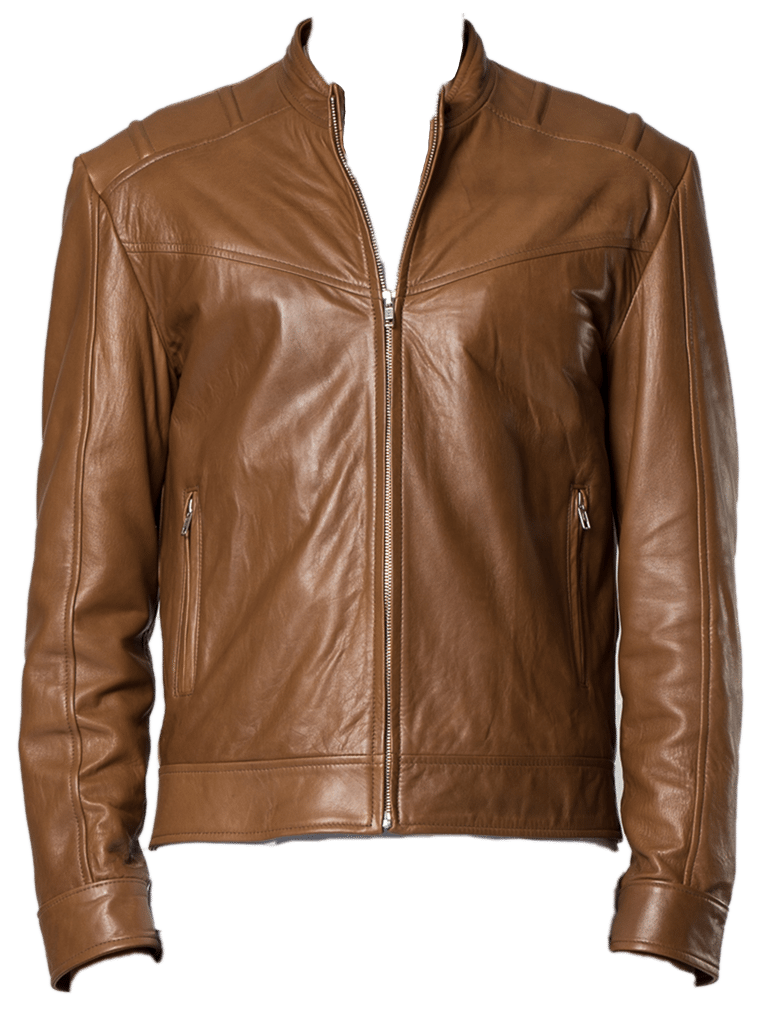 Leather Brown Jacket HD Image Free PNG Image