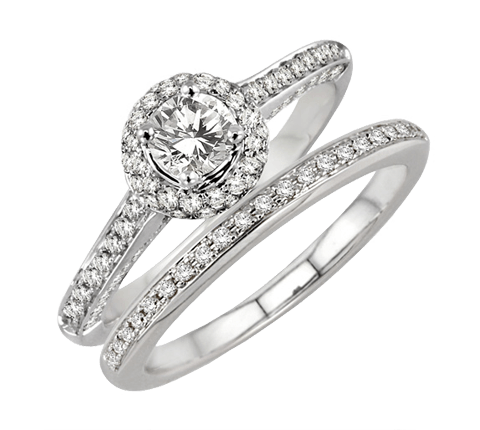 Silver Ring With Diamond Png PNG Image