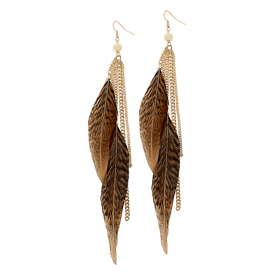 Feather Earrings Png Image PNG Image