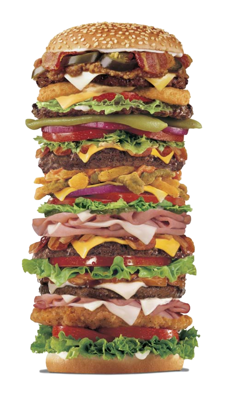 King Hamburger Show Fries Cheeseburger Pickled French PNG Image