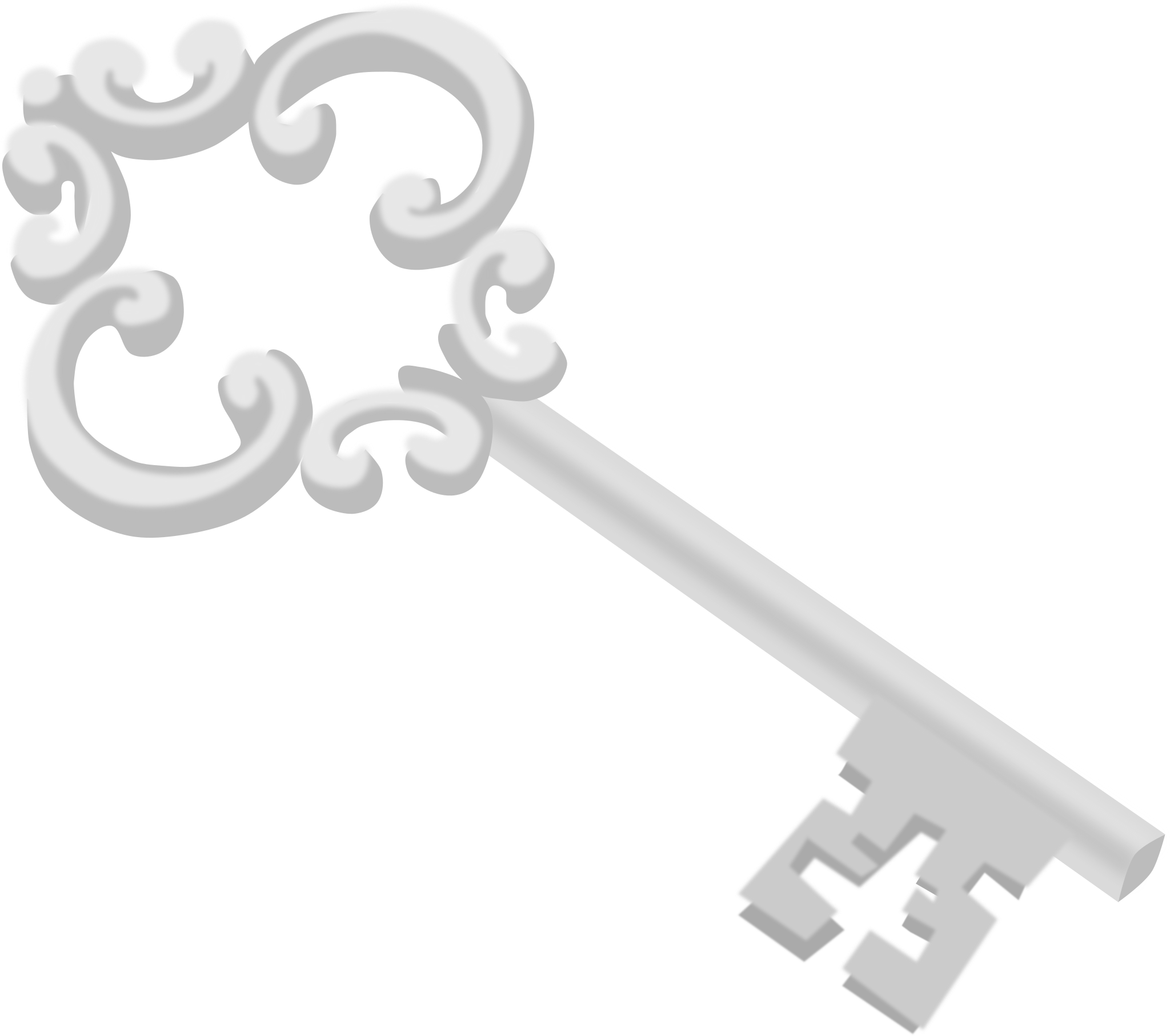 Silver Key Free Photo PNG Image