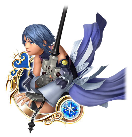 Kingdom Hearts Aqua Free Clipart HD PNG Image