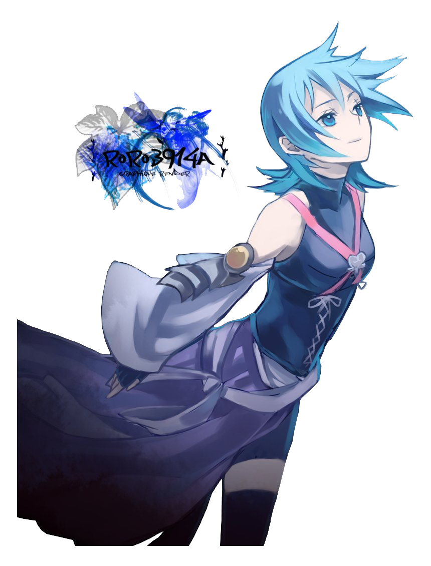 Kingdom Hearts Aqua Free Download Image PNG Image