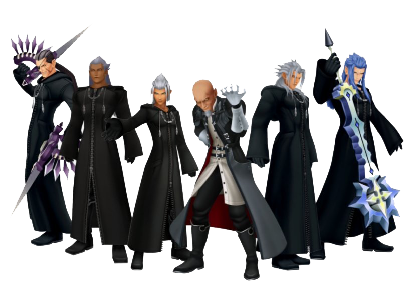 Kingdom Hearts Xiii Organization Free HD Image PNG Image