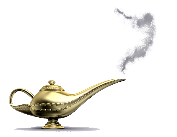 Magic Genie Lamp PNG Image