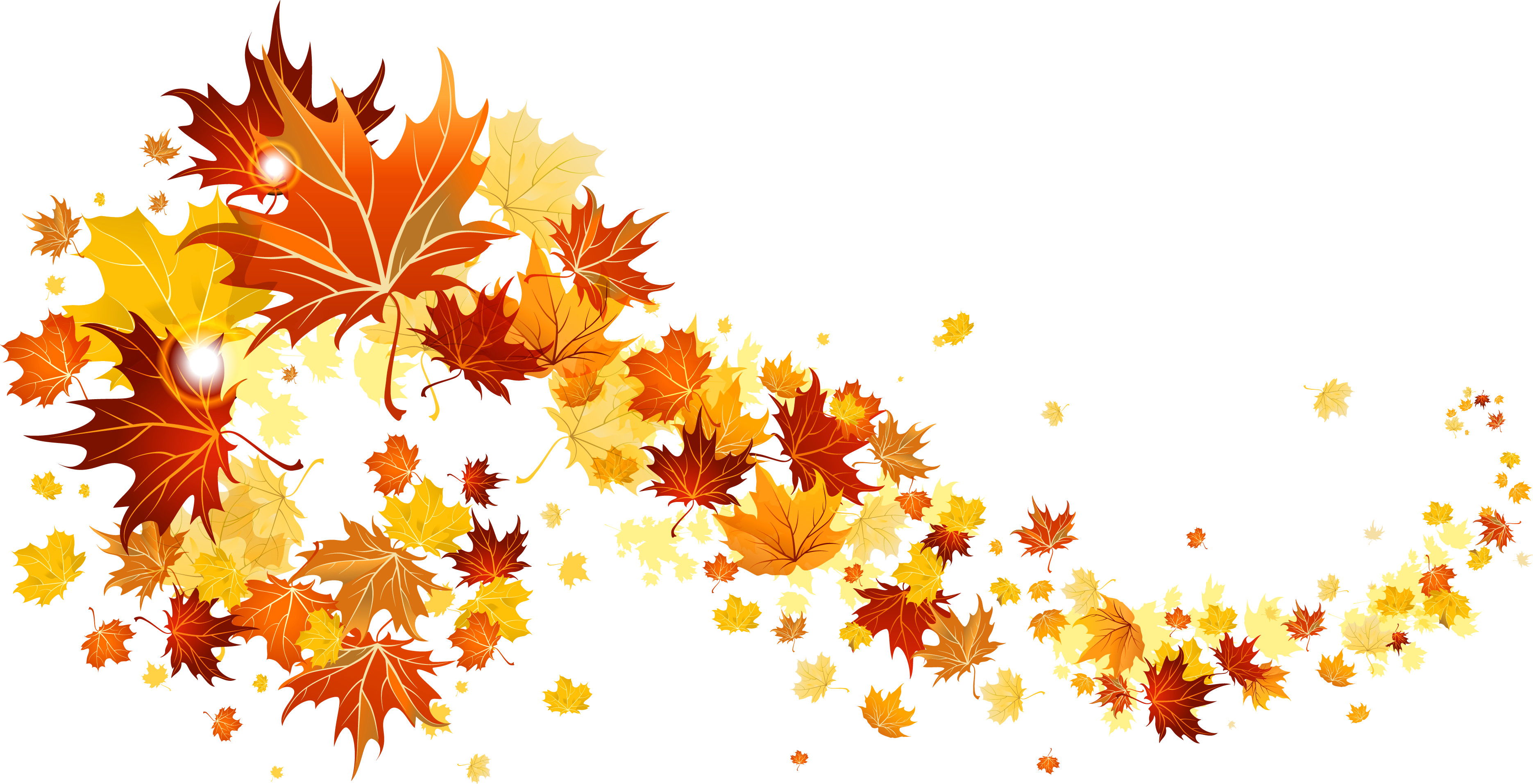 Falling Leaves Transparent PNG Image