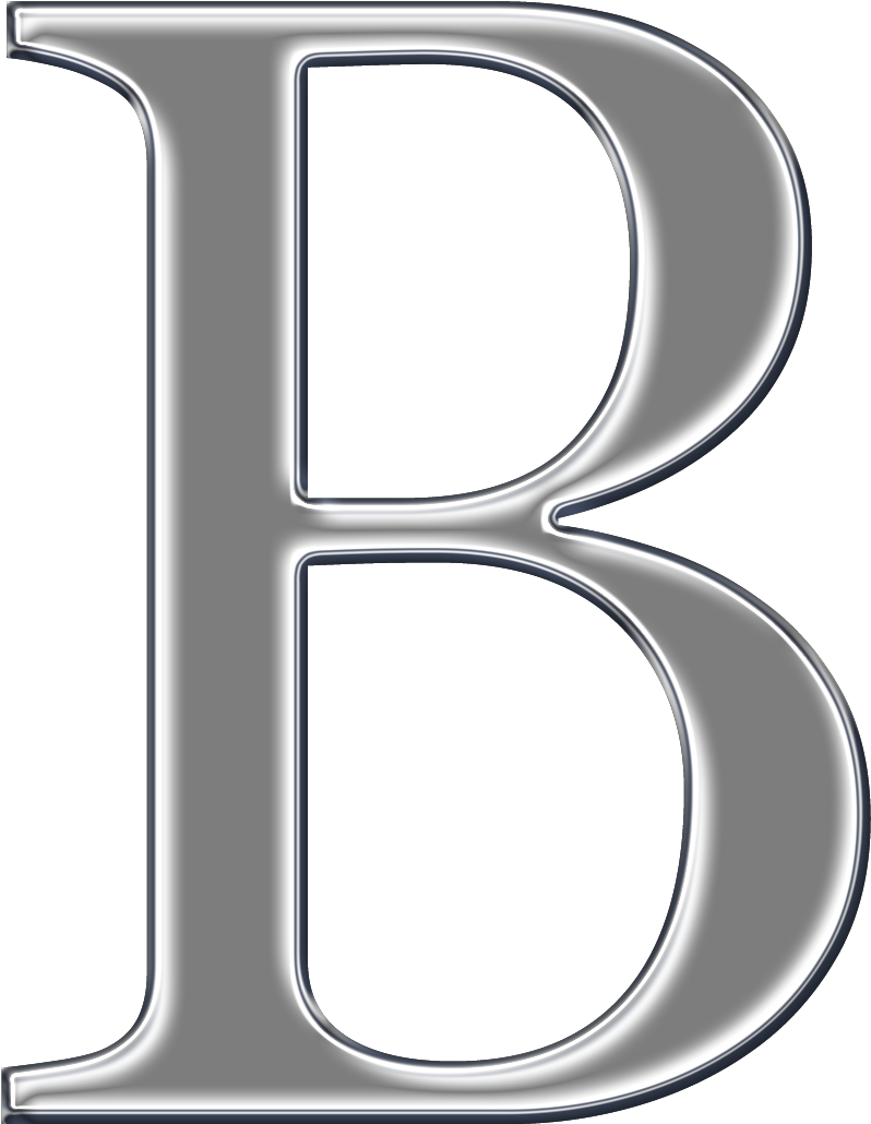 B Letter PNG Free Photo PNG Image