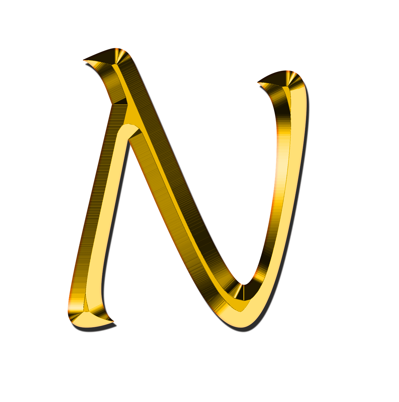 Letter N Download HQ PNG Image