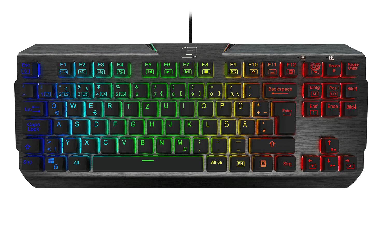 Light Keyboard Led Gaming Free HD Image PNG Image