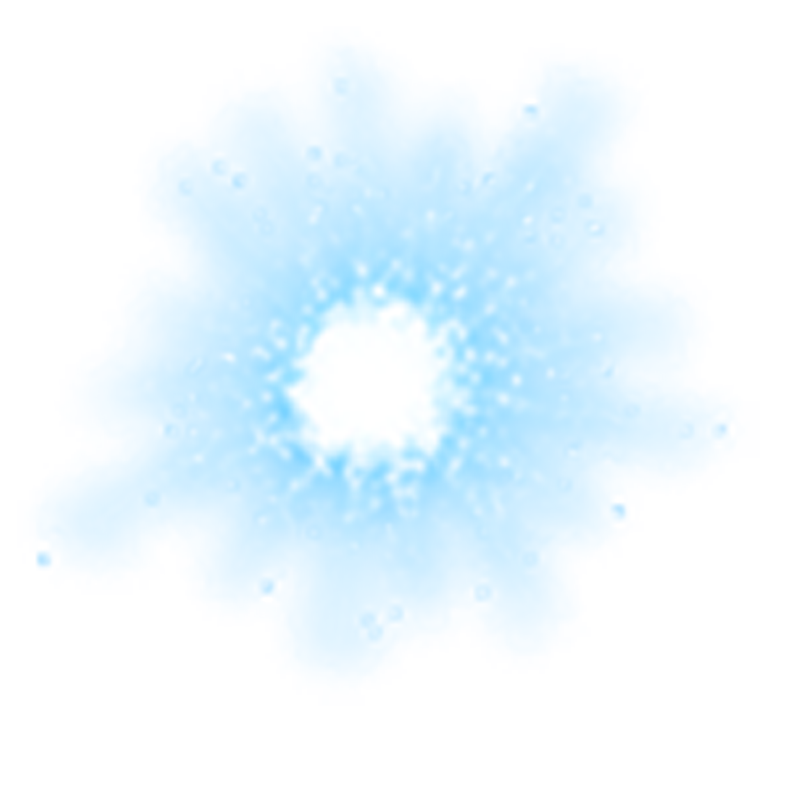 Light Magic Effect Meteor Free Frame PNG Image