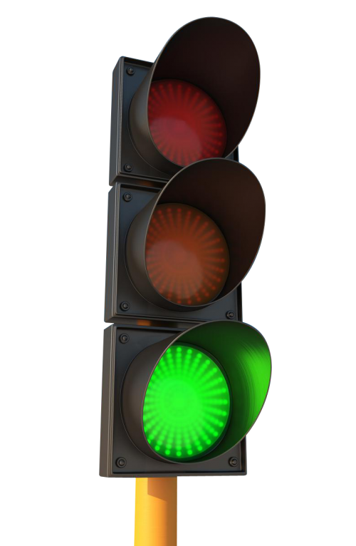 Light Traffic Free Frame PNG Image