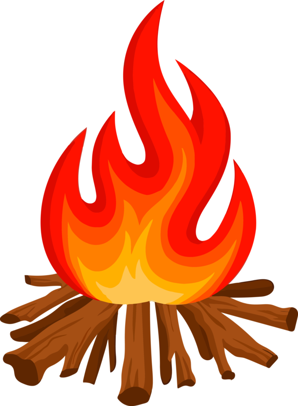 Lohri Flame Fire Symbol For Happy Cake PNG Image