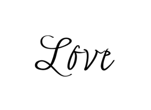 Love Tattoo Transparent PNG Image