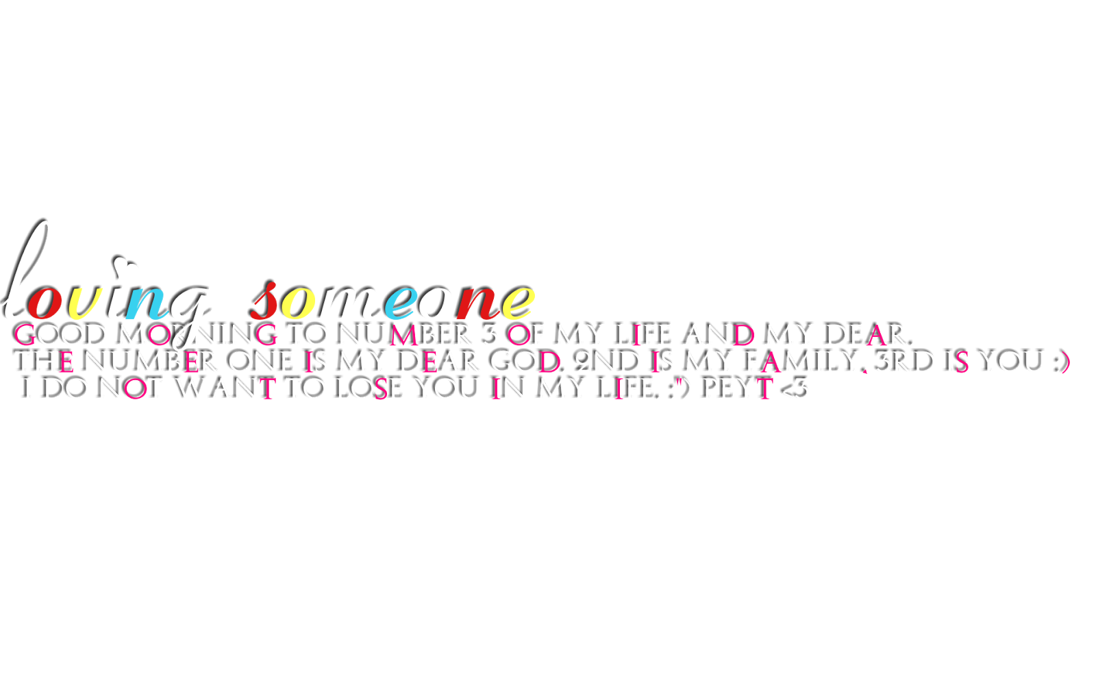 Love Text Transparent PNG Image