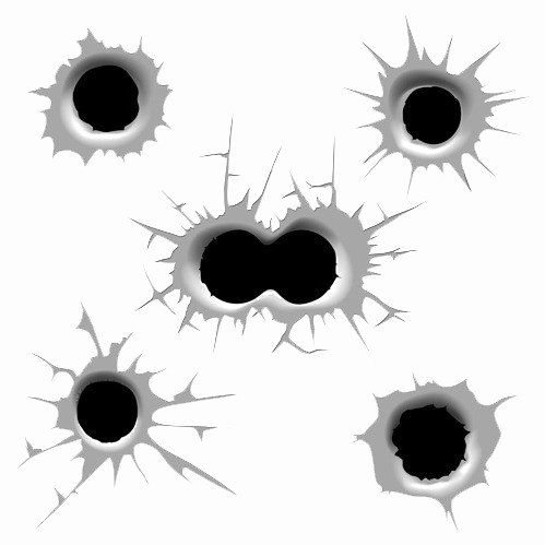 Bullet Holes Free HQ Image PNG Image