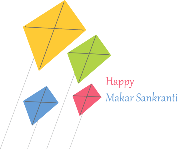 Makar Sankranti Line Leaf Diagram For Happy Eve Party PNG Image