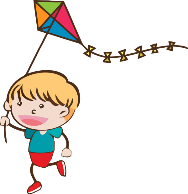 Makar Sankranti Cartoon Line Happy For Carol PNG Image