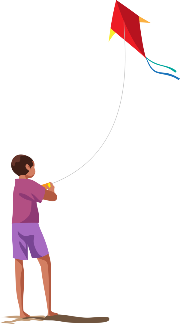 Makar Sankranti Kite Child Play For Happy Countdown PNG Image