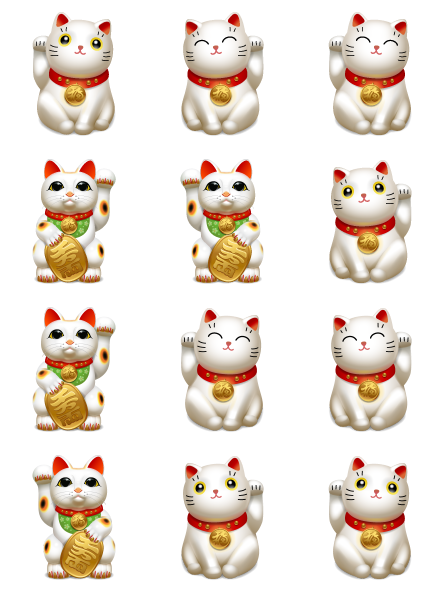 Maneki Neko Picture PNG Image