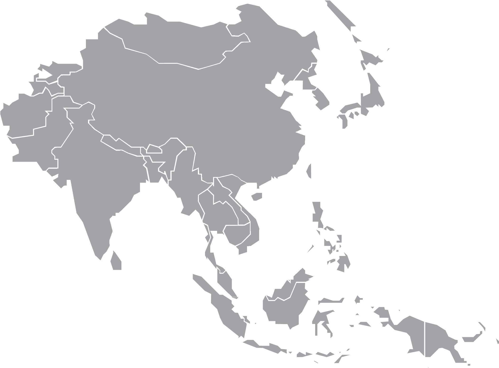 Map Asia HD Image Free PNG Image