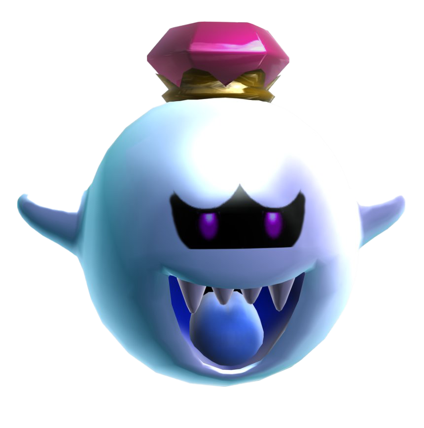 Mario Boo Super Bros King PNG Image