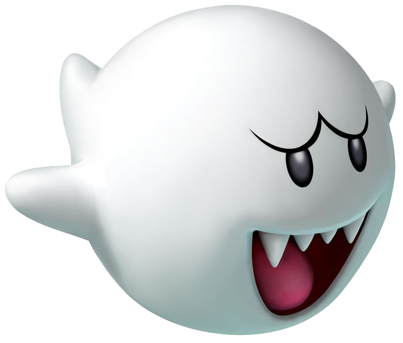 King Photos Bros Mario Boo Super PNG Image