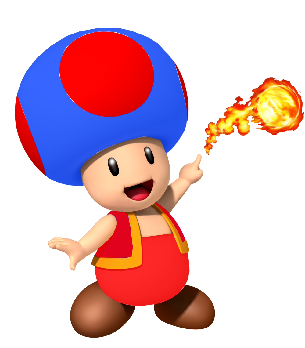 Toad Mario Super Bros Free Transparent Image HQ PNG Image