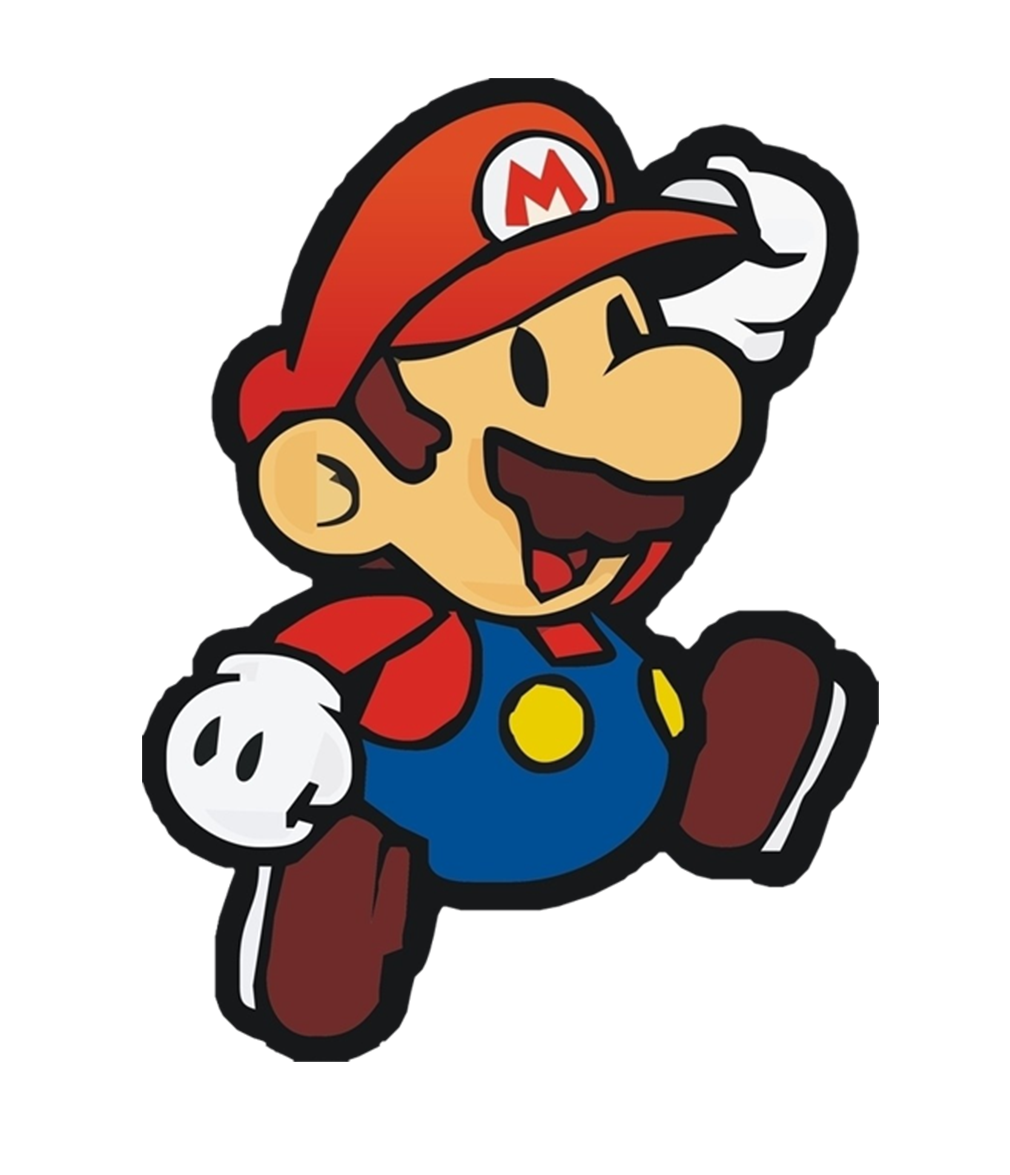 Art Pattern Bros Mario Paper Super PNG Image