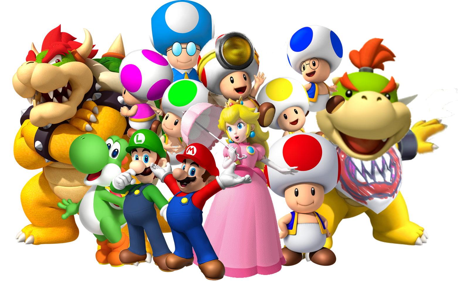 Toy Wallpaper Bros Mario Computer 64 Super PNG Image