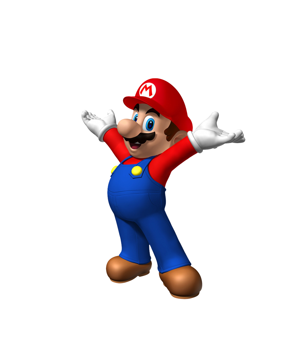 Mario Art Super Illustration Bros Free Transparent Image HD PNG Image